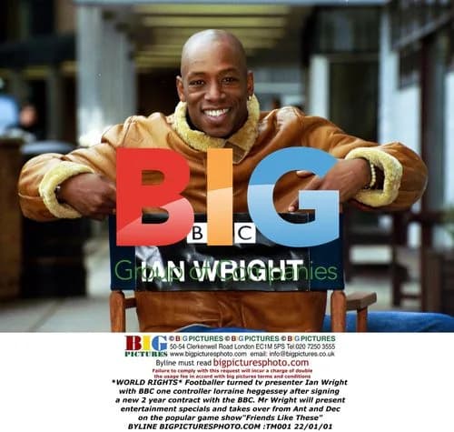 Ian Wright signs BBC contract