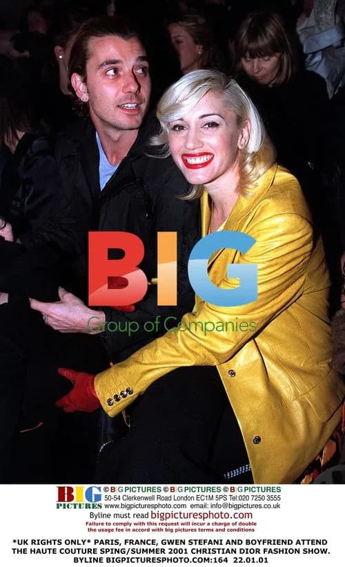Gwen Stefani and Boyfriend at Dior Runway Show