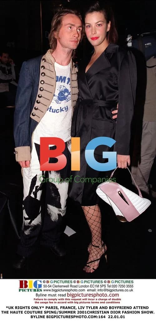 Liv Tyler and boyfriend at Dior fashion show