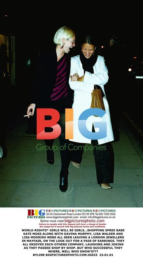 Kate Moss and friends go jewelry shopping in Mayfair
