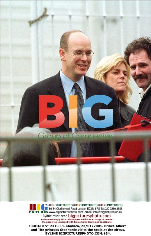 Prince Albert and Princess Stephanie at Circus