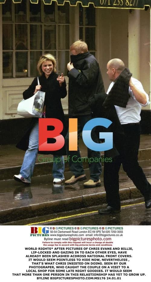 Billie Piper and Chris Evans Spotted Shopping