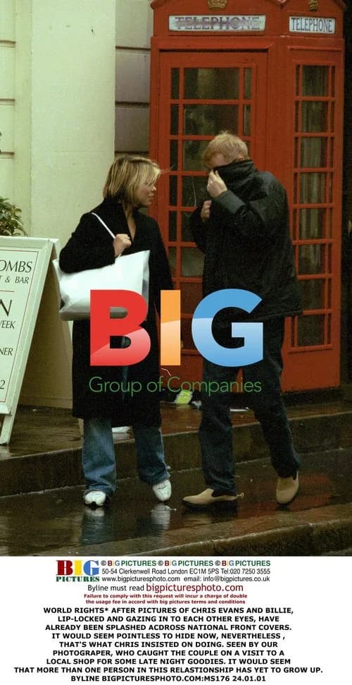 Chris Evans and Billie Piper Caught Shopping