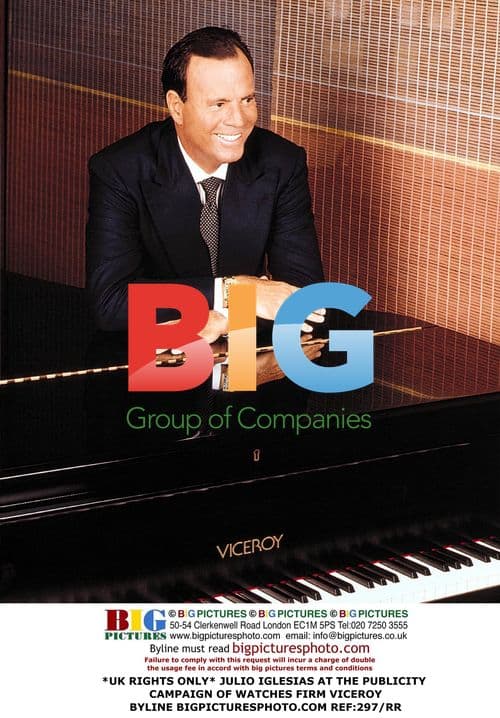 Julio Iglesias at Viceroy Watch Campaign