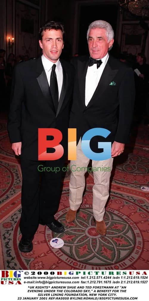 Andrew Shue and Ted Forstmann at Benefit in New York