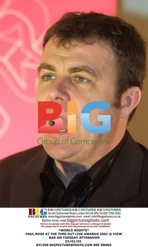 Paul Ross at Time Out Live Awards 2001