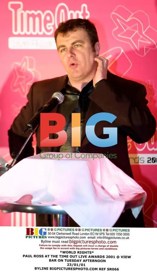 Paul Ross at Time Out Live Awards 2001