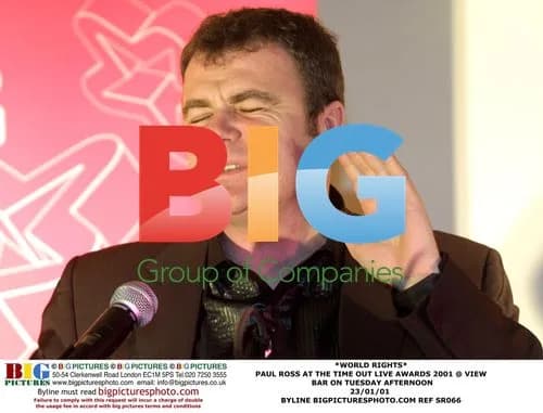 Paul Ross at Time Out Live Awards 2001