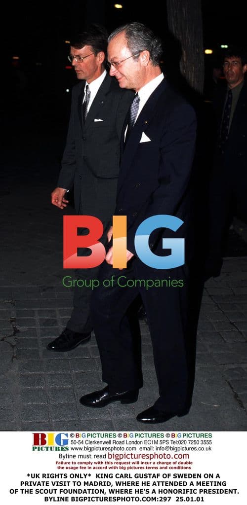 King Carl Gustaf of Sweden in Madrid