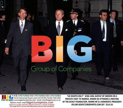 King Carl Gustaf of Sweden in Madrid