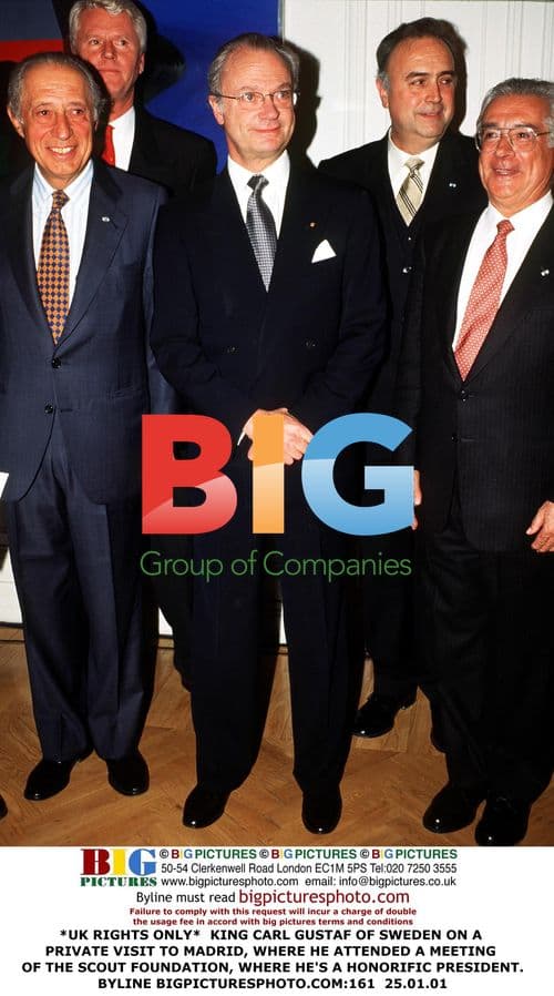 King Carl Gustaf of Sweden in Madrid