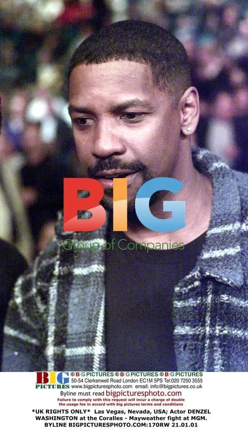 Denzel Washington at Coralles-Mayweather Fight