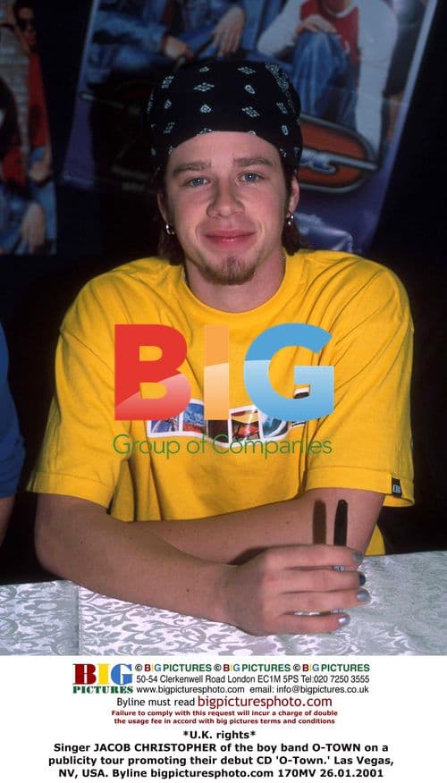 Singer JACOB CHRISTOPHER promotes O-TOWN's debut CD