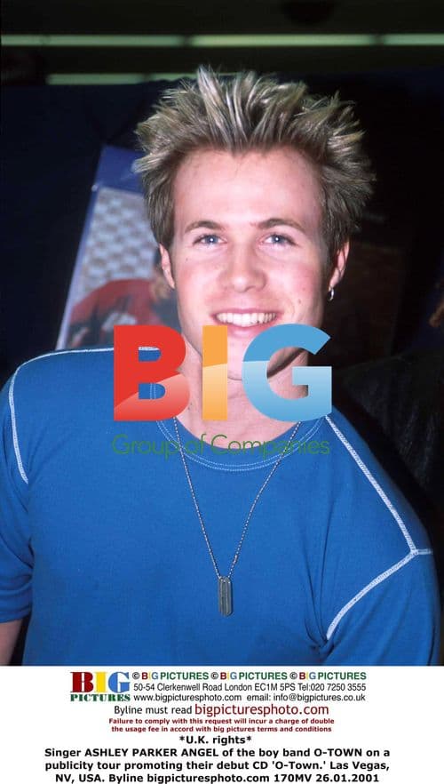 Ashley Parker Angel of O-Town on Publicity Tour