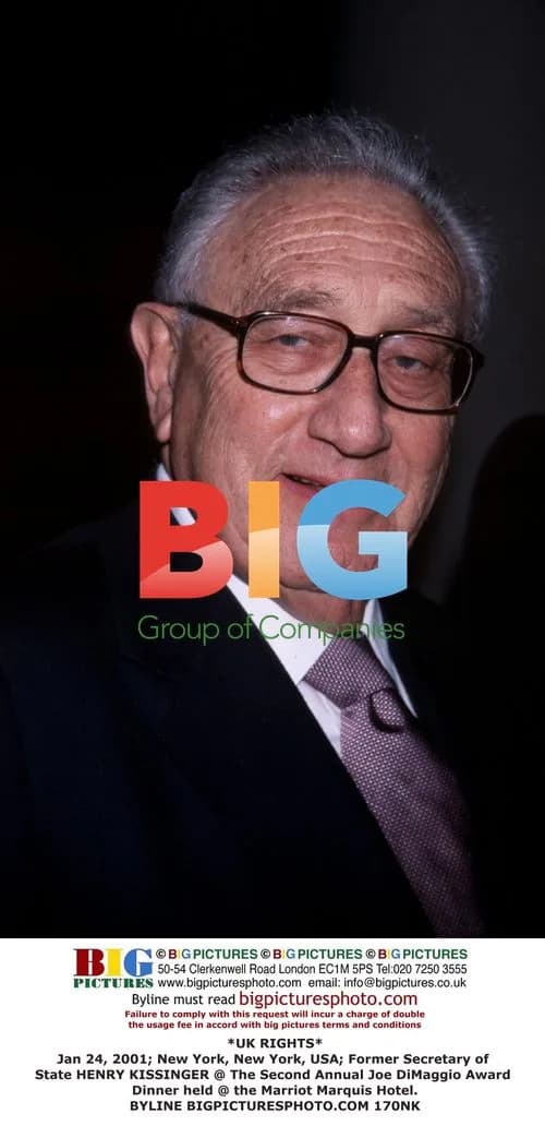 Henry Kissinger at Joe DiMaggio Award Dinner
