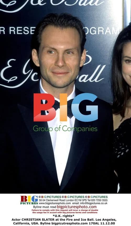 Christian Slater at Fire and Ice Ball