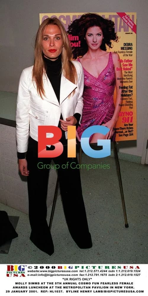 Molly Simms at Cosmo Fun Fearless Female Awards