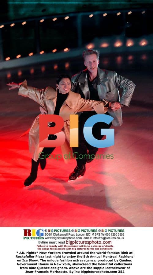 Montreal Fashions on Ice Show in NYC