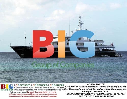 Sir Donald Gosling's Yacht 'Virginian' Damages Coral in Barbados