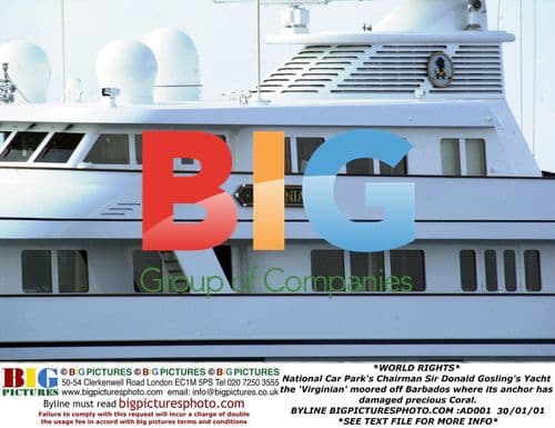 Sir Donald Gosling's Yacht 'Virginian' Damages Coral in Barbados