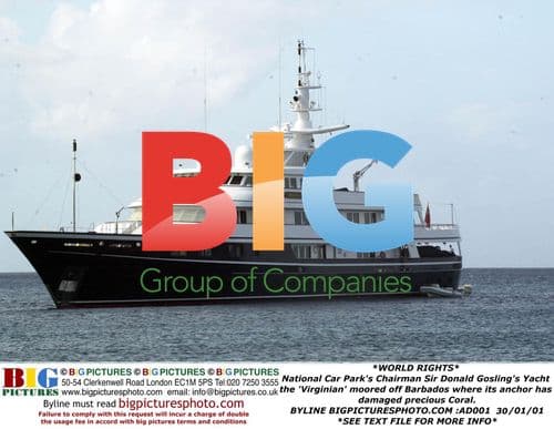 Sir Donald Gosling's Yacht 'Virginian' Damages Coral in Barbados