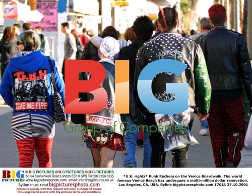 Punk Rockers on Venice Boardwalk