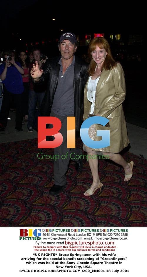 Bruce Springsteen and wife arrive for 'Greenfingers' screening