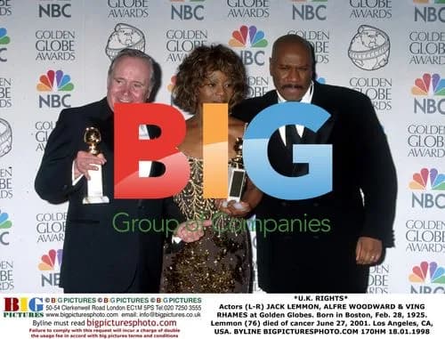 Lemmon, Woodward & Rhames at Golden Globes