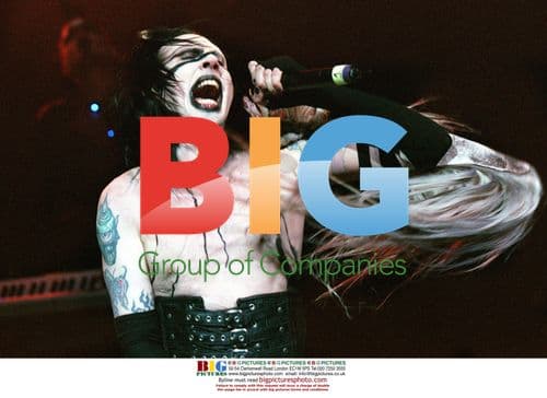 Marilyn Manson performs at OZZFest 2001