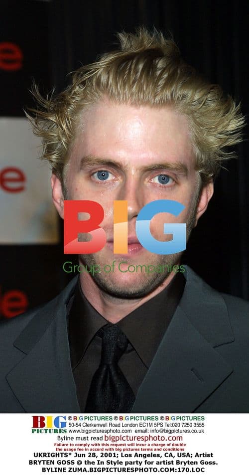 Artist Bryten Goss at In Style party