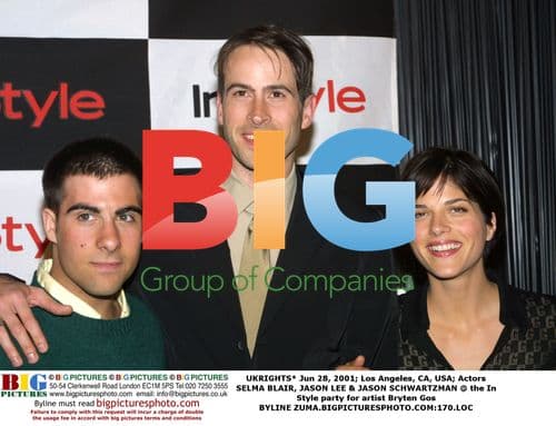 Selma Blair, Jason Lee, Jason Schwartzman at In Style party