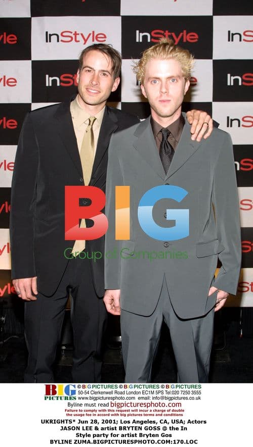 Jason Lee & Bryten Goss at In Style party