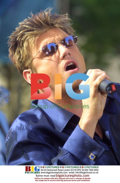 Nick Carter of Backstreet Boys performs on Today Show