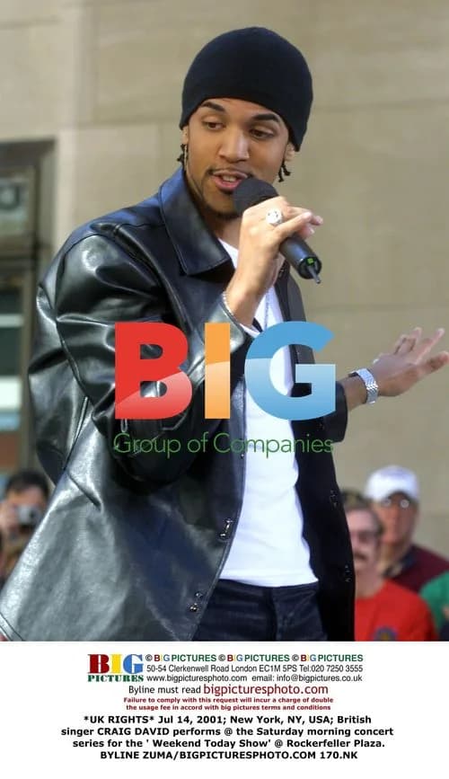 Craig David Performs at 'Weekend Today'