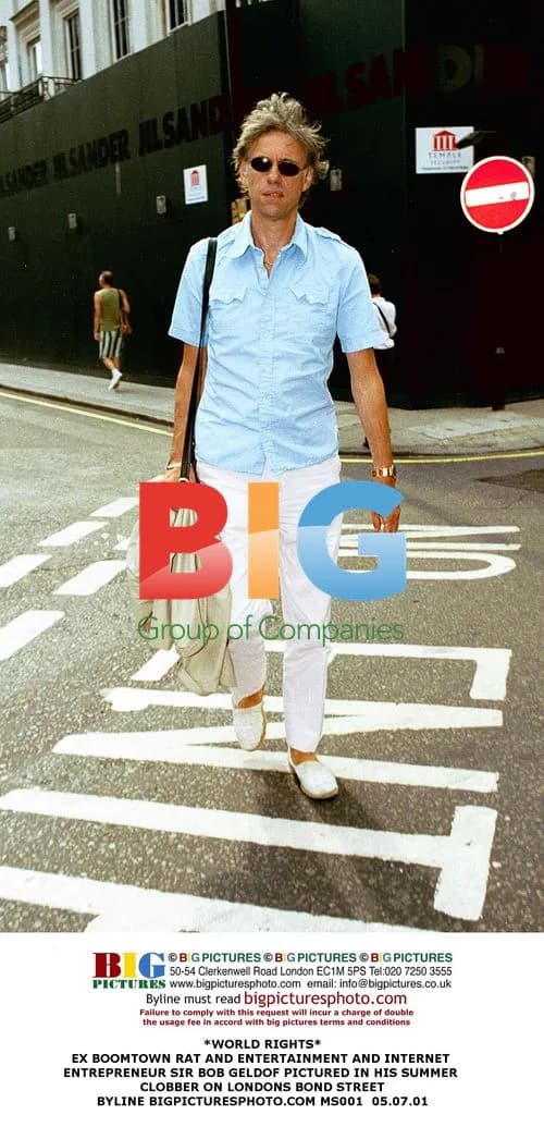 Bob Geldof on Bond Street