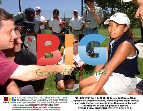 Cheyenne Woods, Tiger Woods' Niece, at Junior Golf Tournament