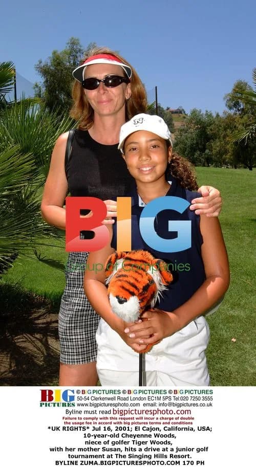Cheyenne Woods, Tiger Woods' niece, at junior golf tournament