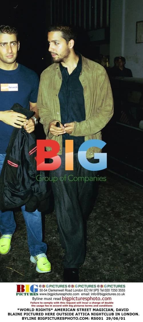David Blaine Outside Attica Nightclub