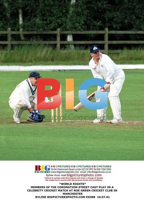 Coronation Street Cast in Manchester Cricket Match