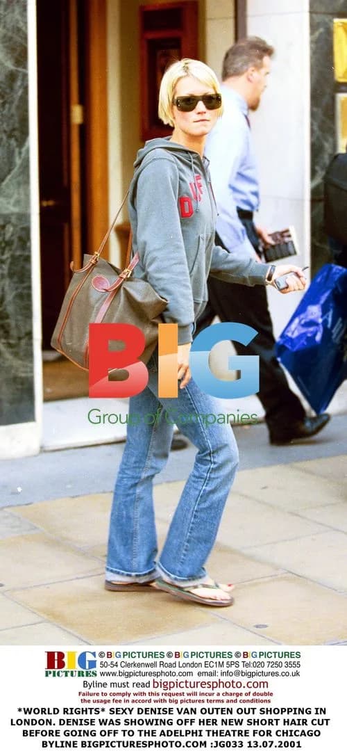 Denise Van Outen Out Shopping in London