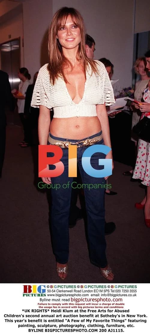 Heidi Klum at Sotheby's Art Auction Benefit