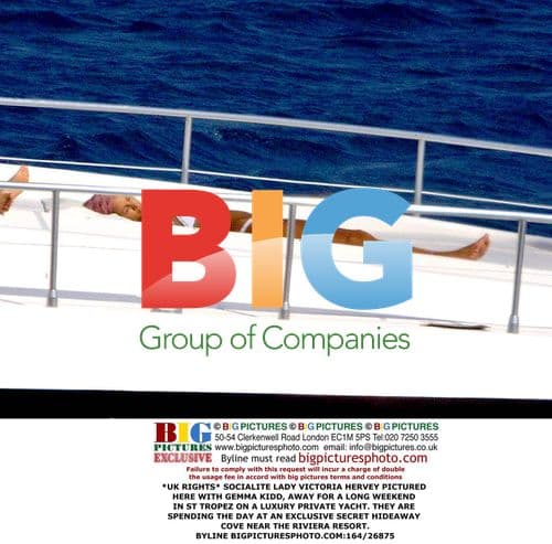 Lady Victoria Hervey and Gemma Kidd in St Tropez