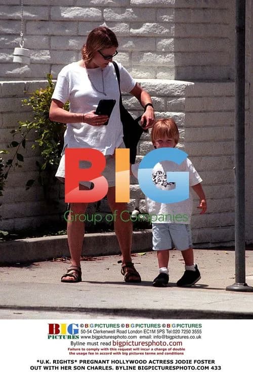 Pregnant Jodie Foster Out with Son Charles