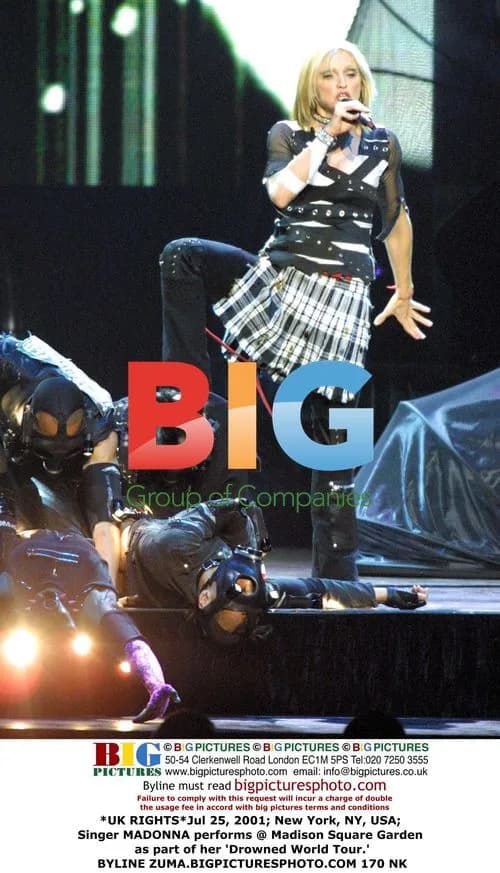 Madonna performs at Madison Square Garden