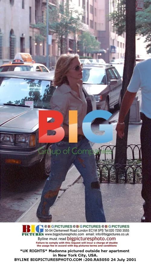 Madonna spotted outside NYC apartment