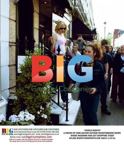 Madonna Spotted Shopping in Knightsbridge