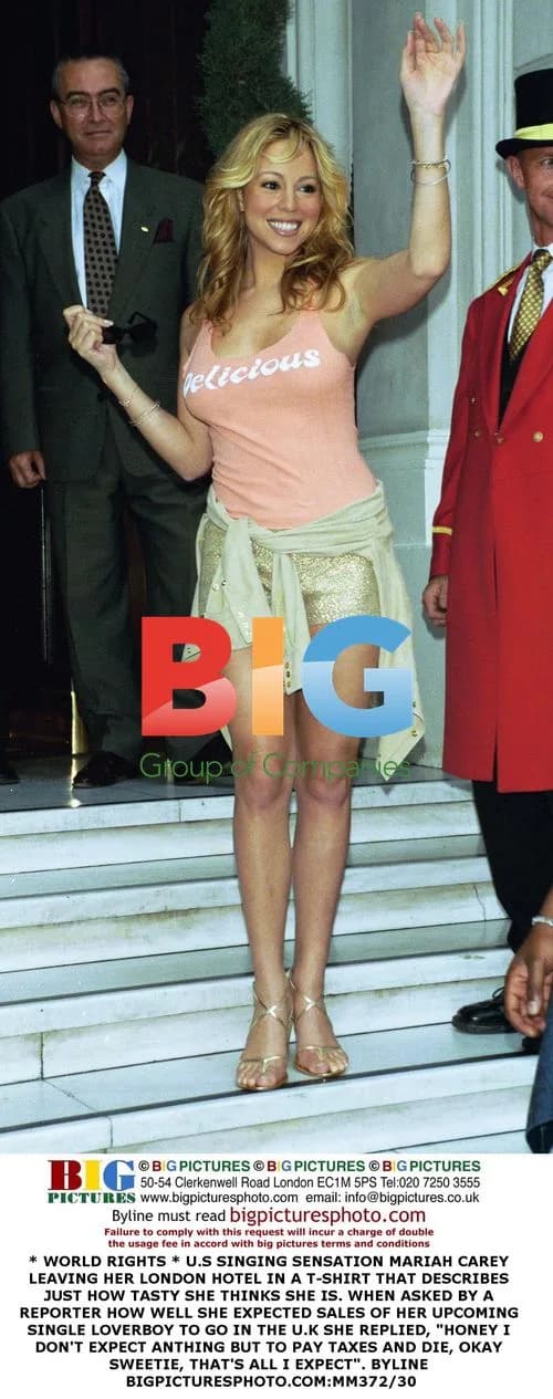 Mariah Carey Leaves London Hotel