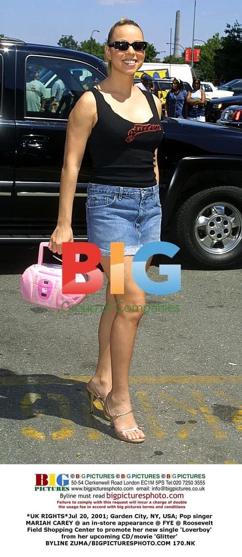Mariah Carey Promotes 'Glitter' Album