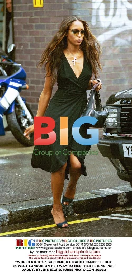 Naomi Campbell Out in West London