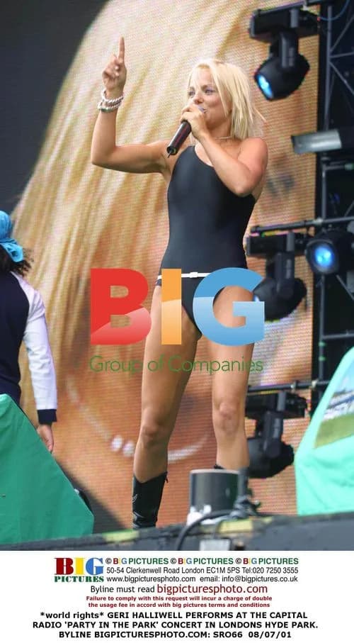 Geri Halliwell performs at Party in the Park